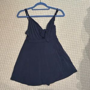 Urban Outfitters Flirty Romper, Navy Blue, Size US S